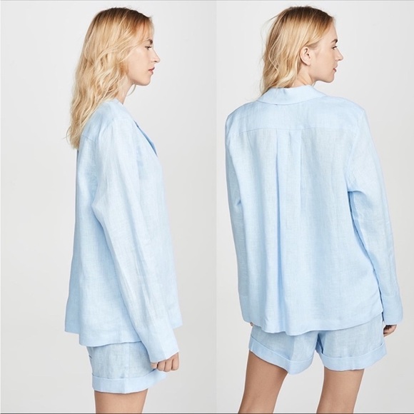 Sleeper Light Blue Women's Blouse - Picture 2 of 9